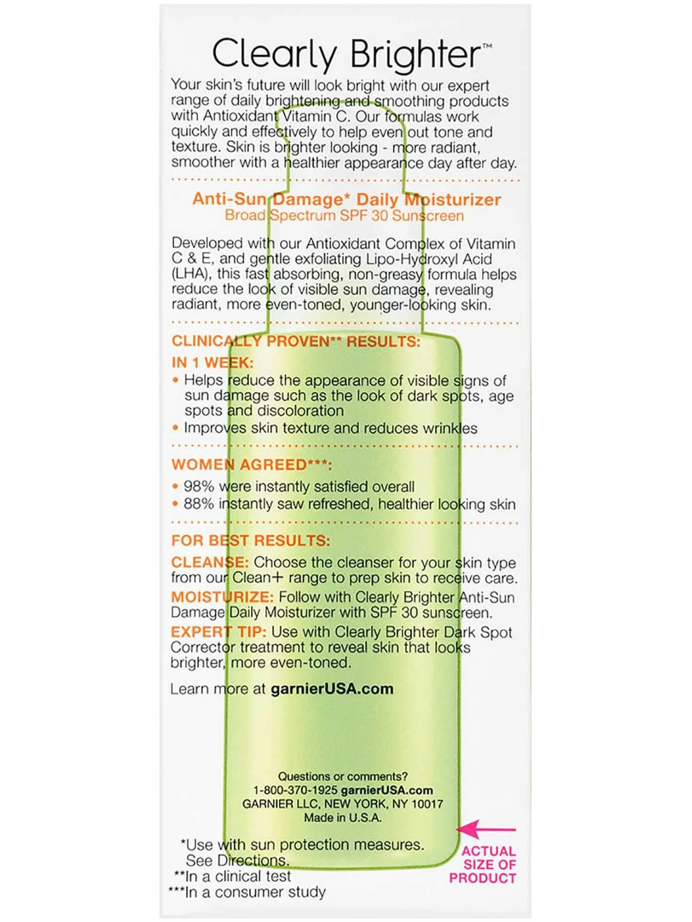 Clearly Brighter Anti-Sun Damage* Daily Moisturizer SPF 30 4 Clearly Brighter Anti-Sun Damage* Daily Moisturizer SPF 30