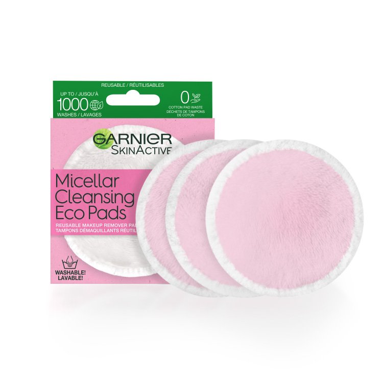 Micellar Cleansing Eco Pads, Reusable, 3 Pack