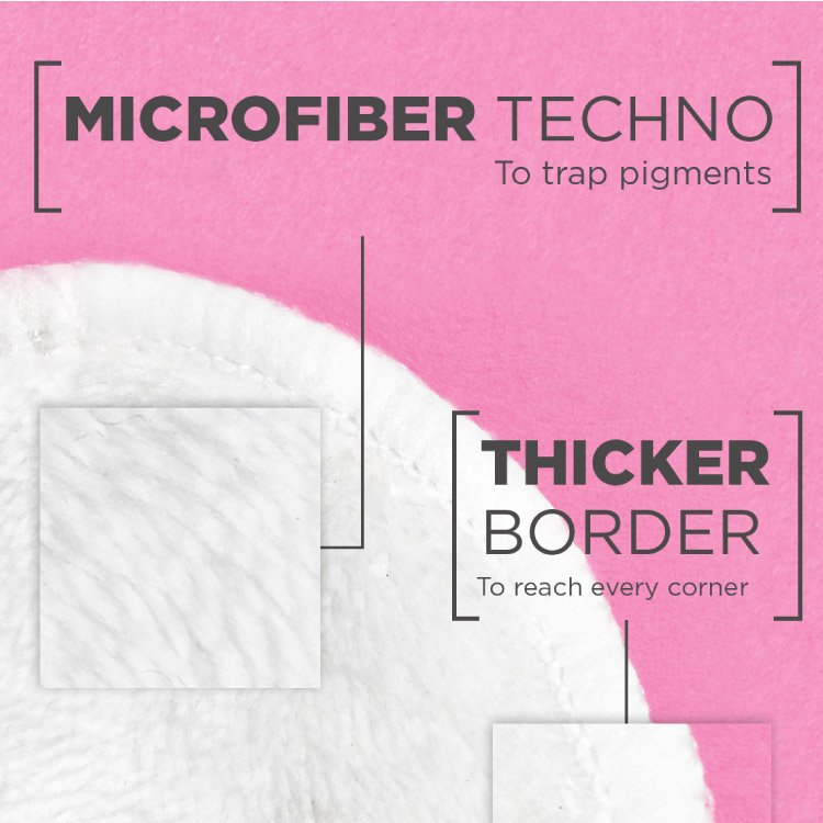 Micellar Cleansing Eco Pads, Reusable, 3 Pack 4 Micellar Cleansing Eco Pads, Reusable, 3 Pack