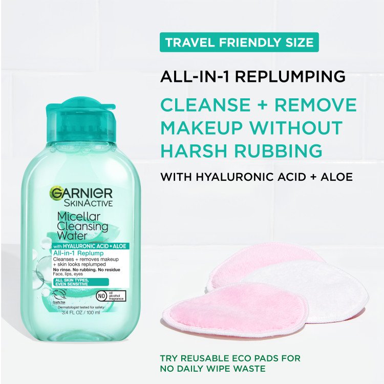 Micellar Cleansing Water With Hyaluronic Acid + Aloe 19 Micellar Cleansing Water With Hyaluronic Acid + Aloe