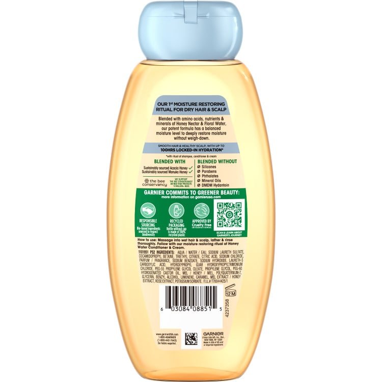 Honey Water Moisture Restoring Shampoo 9 Honey Water Moisture Restoring Shampoo