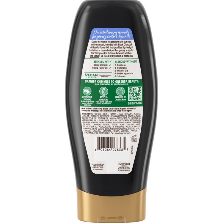 Black Charcoal & Nigella Flower Oil Rebalancing Conditioner 7 Black Charcoal & Nigella Flower Oil Rebalancing Conditioner