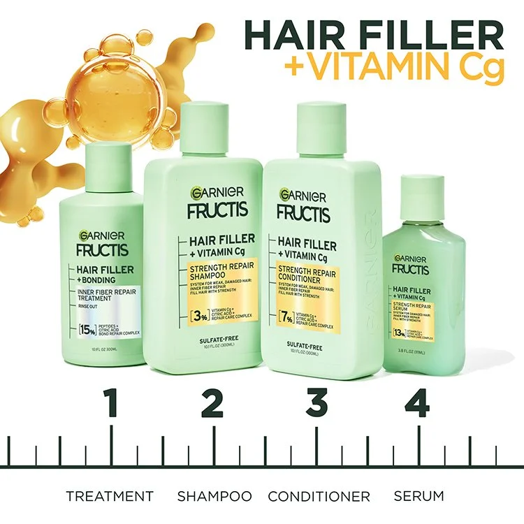 Hair Filler + Vitamin Cg Strength Repair Shampoo 17 Hair Filler + Vitamin Cg Strength Repair Shampoo